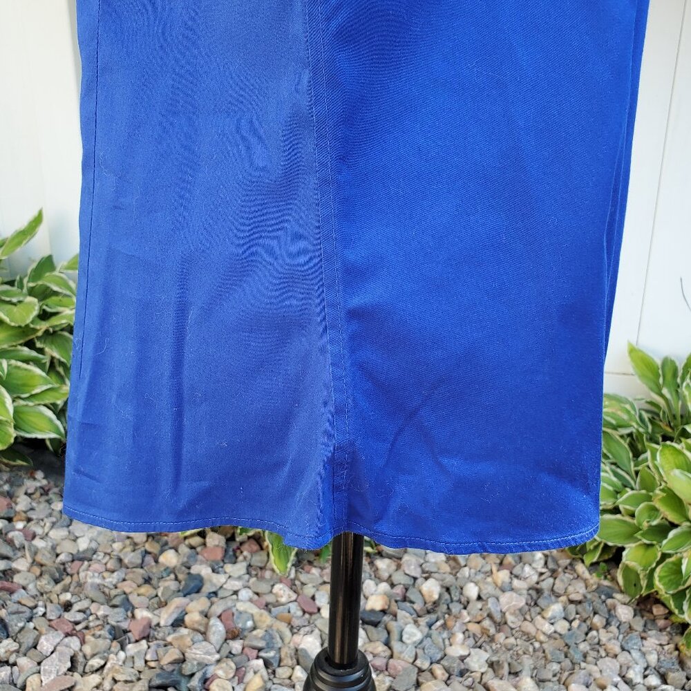 Banana Republic Royal blue Fitted Button Down Shirt Size 14 - Picture 9 of 12